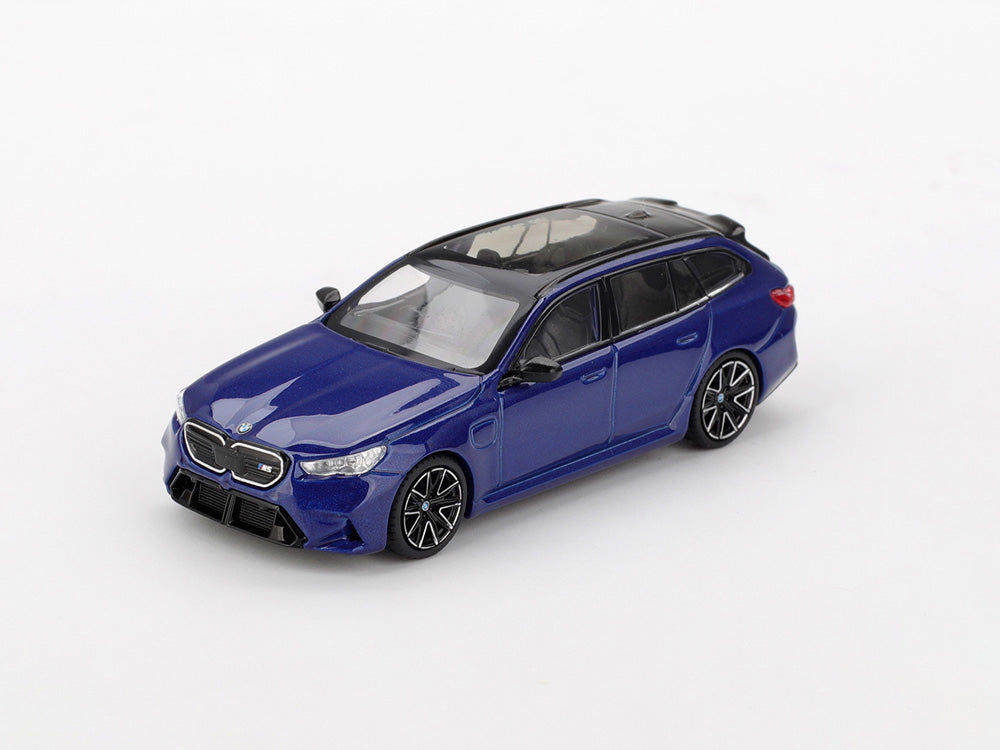 MiniGT 1/64 BMW M5 G90 Touring Marina Bay Blue Metallic - Diecast Toyz Australia