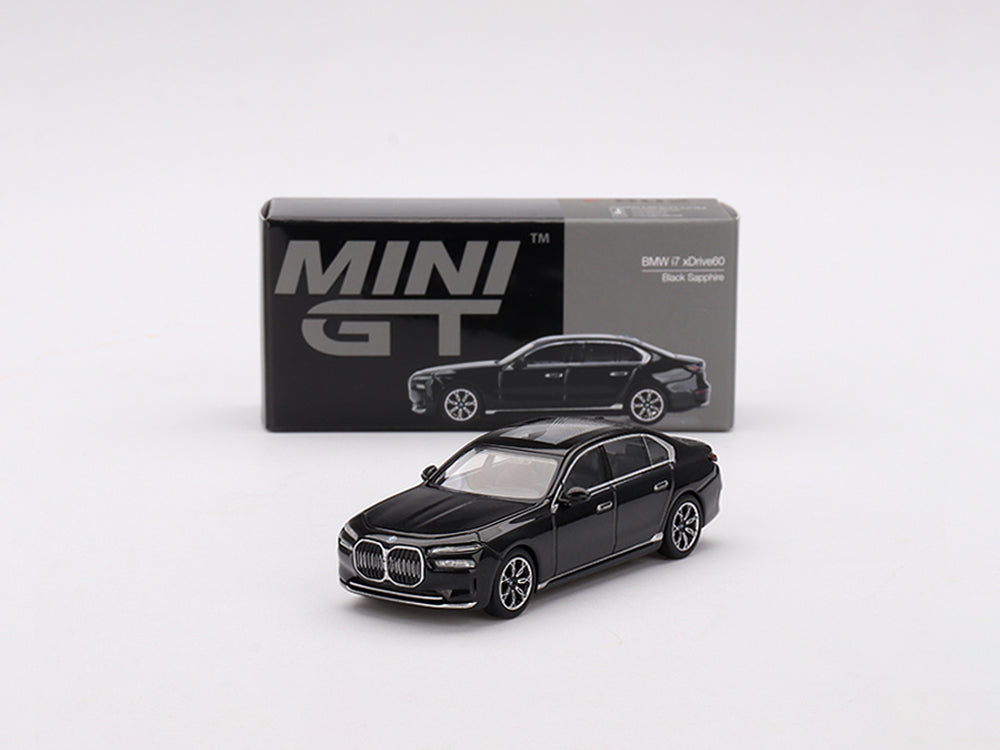 MiniGT 1/64 BMW i7 eDrive50 Black Sapphire