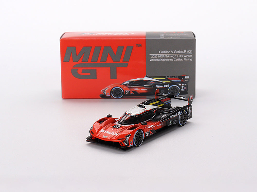 MiniGT 1/64 Cadillac V Series R #31 Whelen Engineering Cadillac Racing 2023 IMSA Sebring 12Hrs Winner - Diecast Toyz Australia