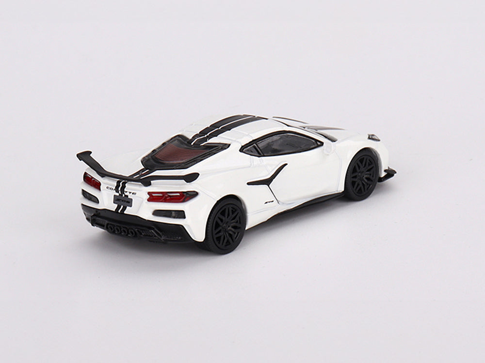 MiniGT 1/64 Chevrolet Corvette Z06 2023 Arctic White - Diecast Toyz Australia