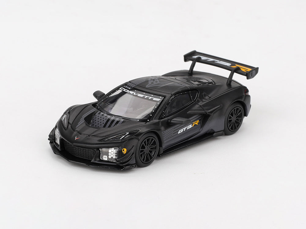 MiniGT 1/64 Chevrolet Corvette Z06 GT3.R Road America Test Car Black - Diecast Toyz Australia