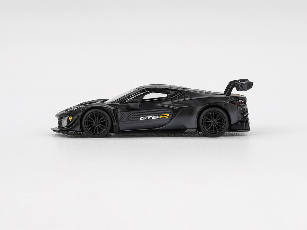 MiniGT 1/64 Chevrolet Corvette Z06 GT3.R Road America Test Car Black - Diecast Toyz Australia