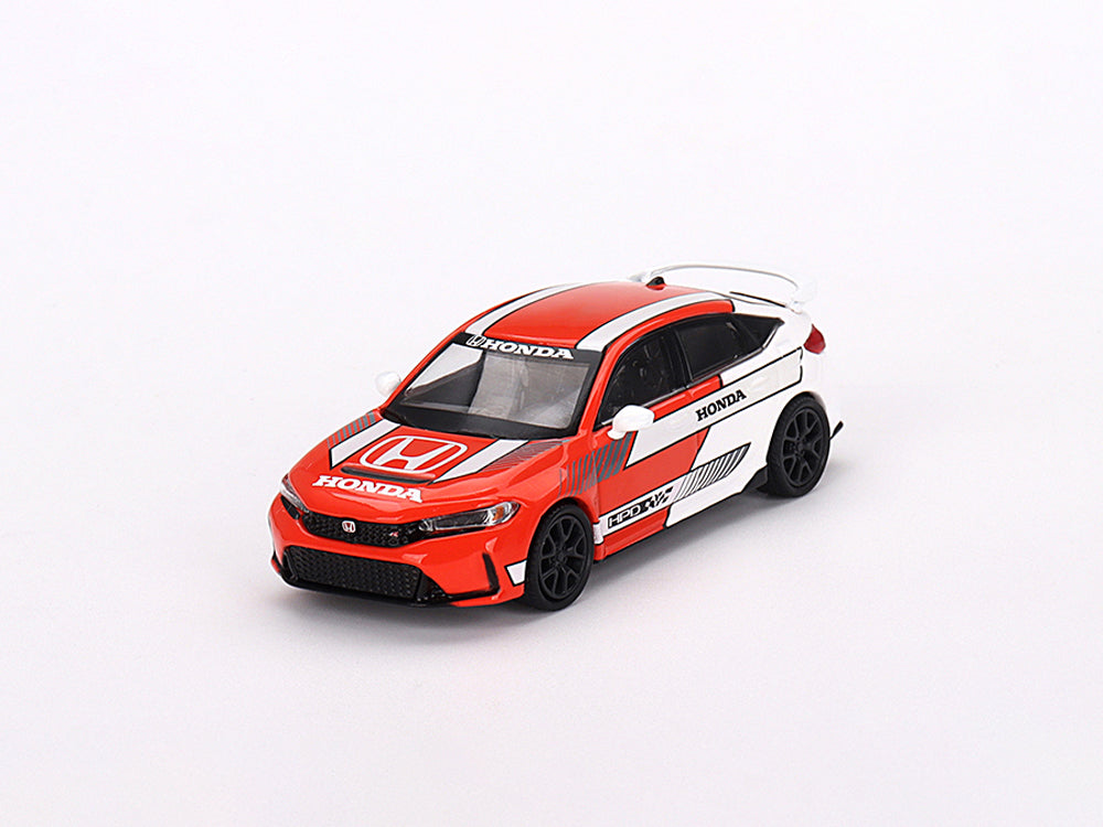 MiniGT 1/64 Honda Civic Type R FL5 2023 Pace Car Red/White - Diecast Toyz Australia