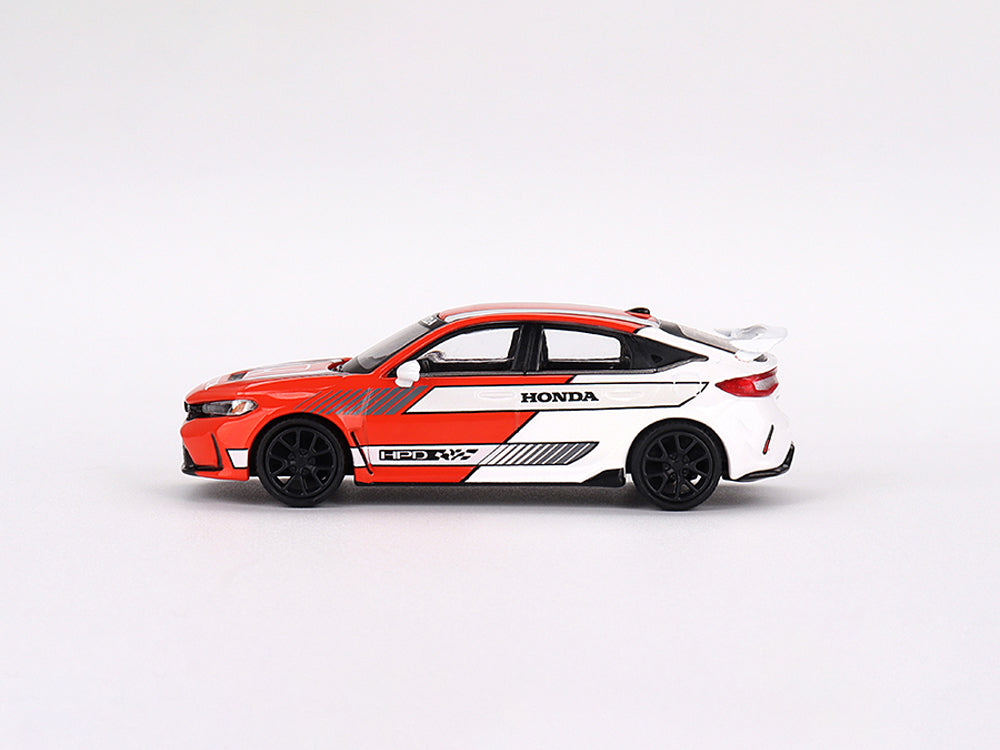 MiniGT 1/64 Honda Civic Type R FL5 2023 Pace Car Red/White - Diecast Toyz Australia
