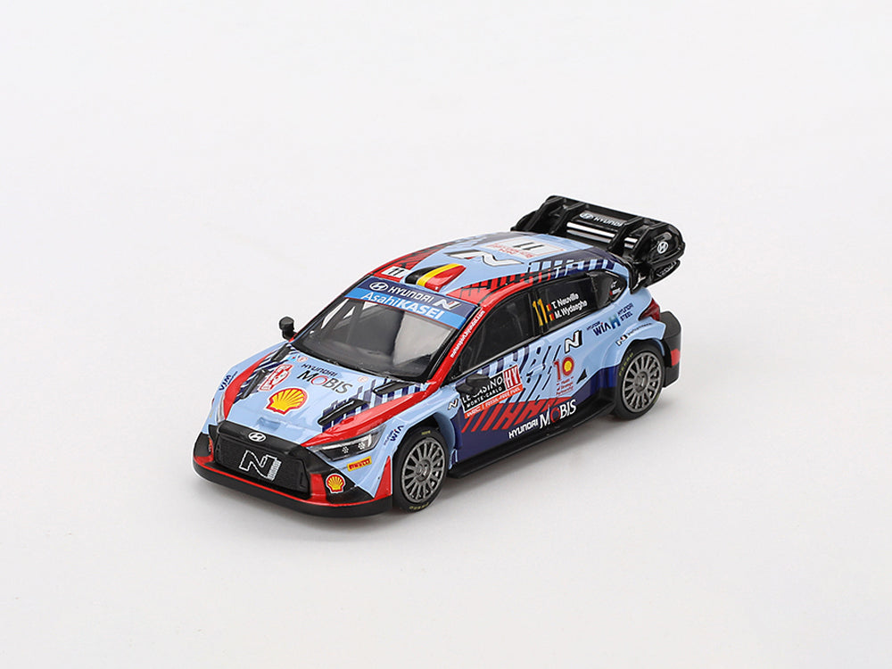 MiniGT 1/64 Hyundai i20n Rally 1 Hybrid #11 2024 Rally Monte Carlo Winner