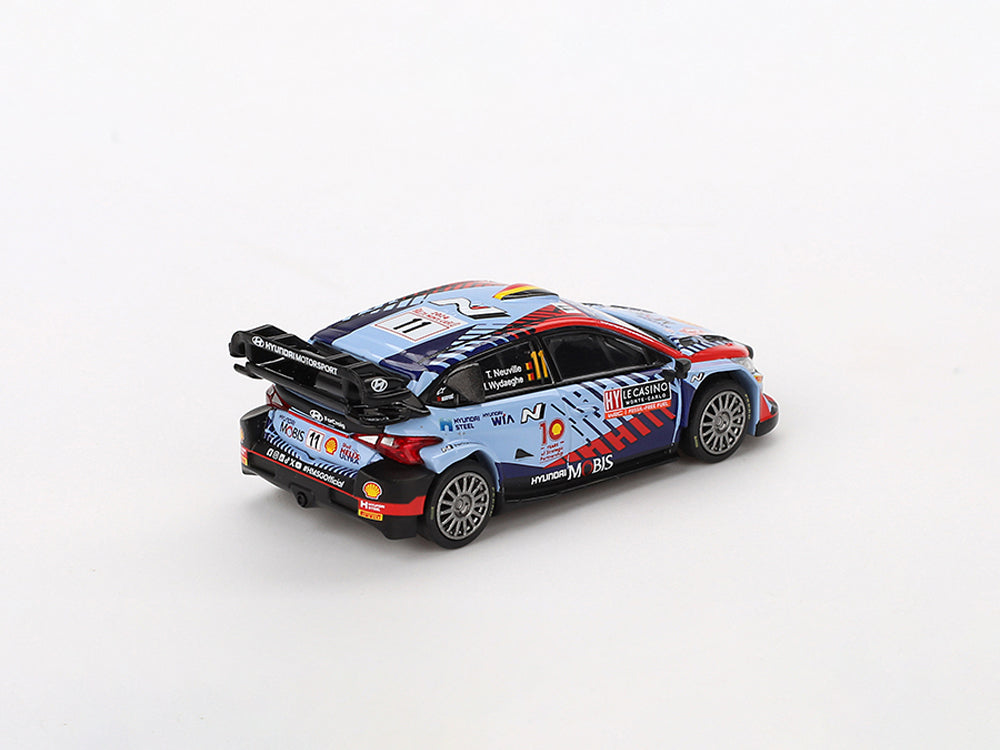 MiniGT 1/64 Hyundai i20n Rally 1 Hybrid #11 2024 Rally Monte Carlo Winner