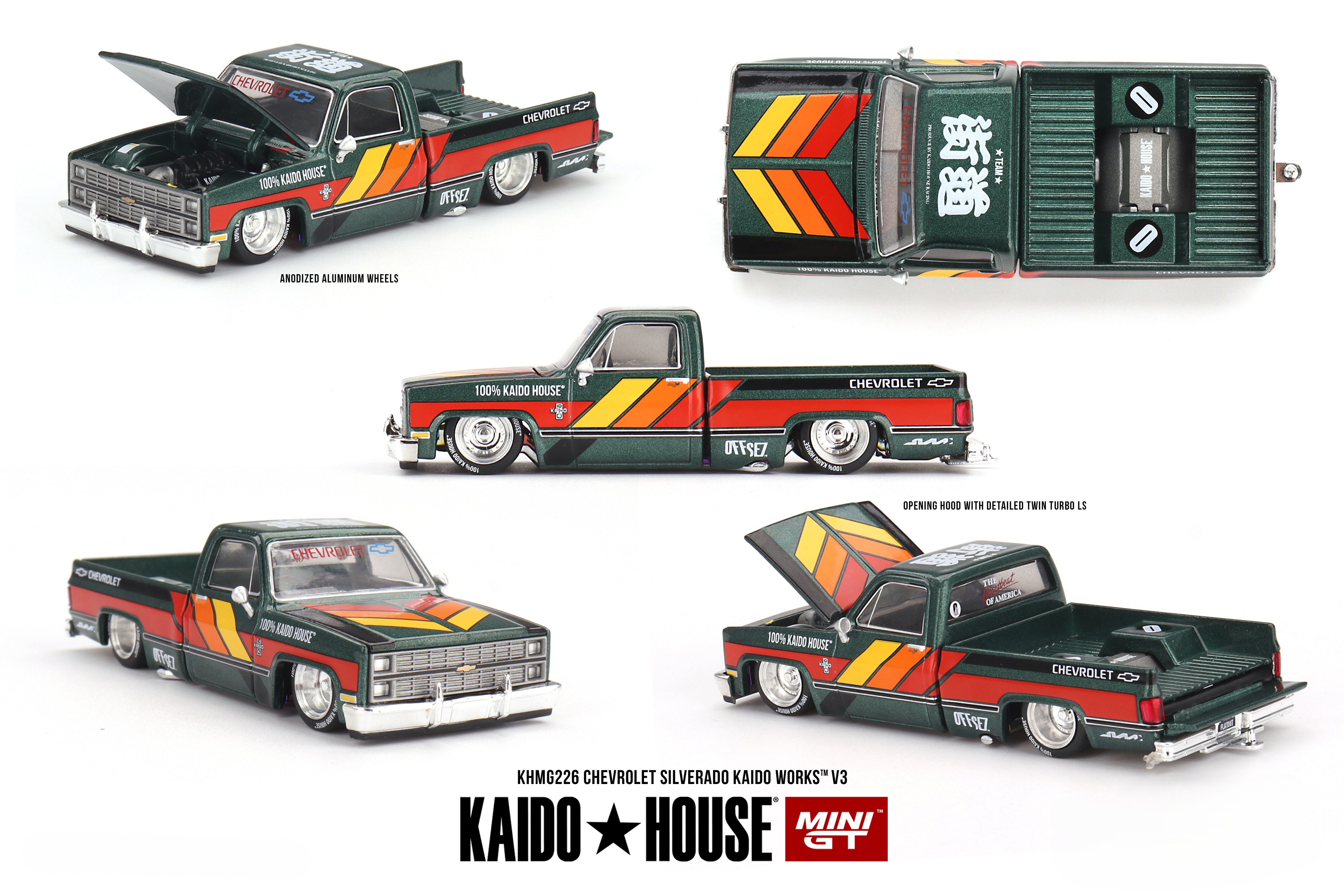 MiniGT x Kaido House Chevrolet Silverado KAIDO WORKS V3