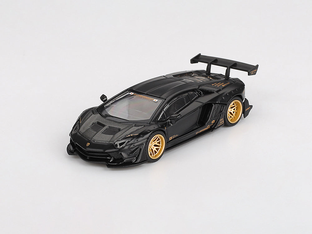 MiniGT 1/64 LB★WORKS Lamborghini Aventador Limited Edition Matte Black