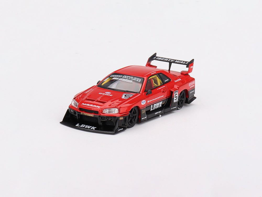 MiniGT 1/64 LB ER34 Super Silhouette Skyline Red/Black