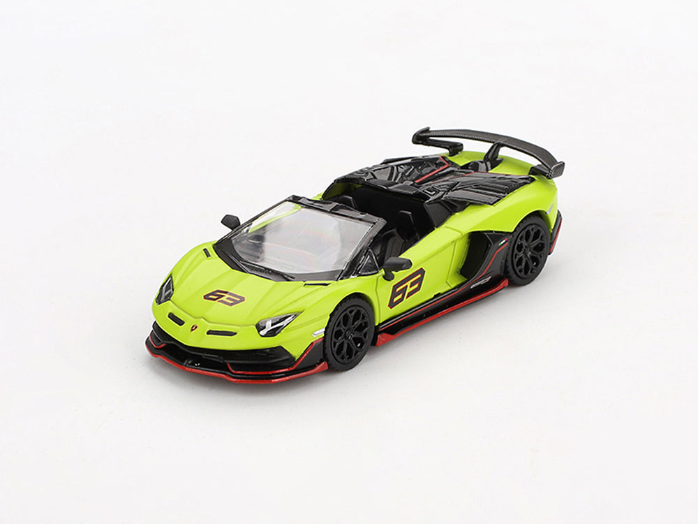 MiniGT 1/64 Lamborghini Aventador SVJ 63 Roadster Verde Shock
