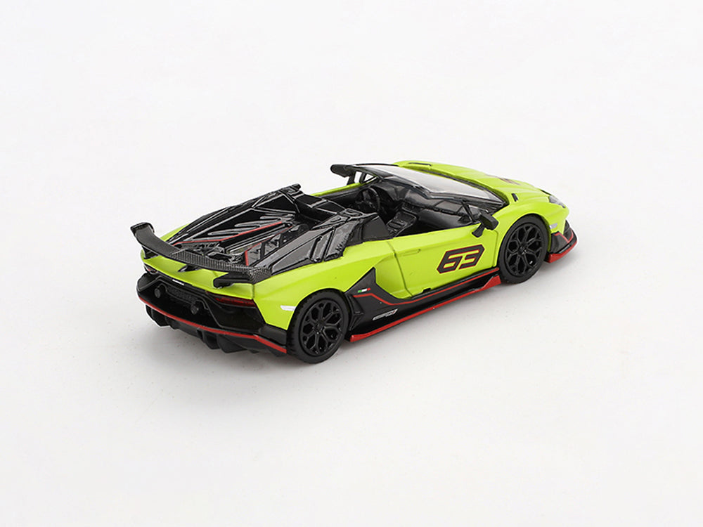 MiniGT 1/64 Lamborghini Aventador SVJ 63 Roadster Verde Shock