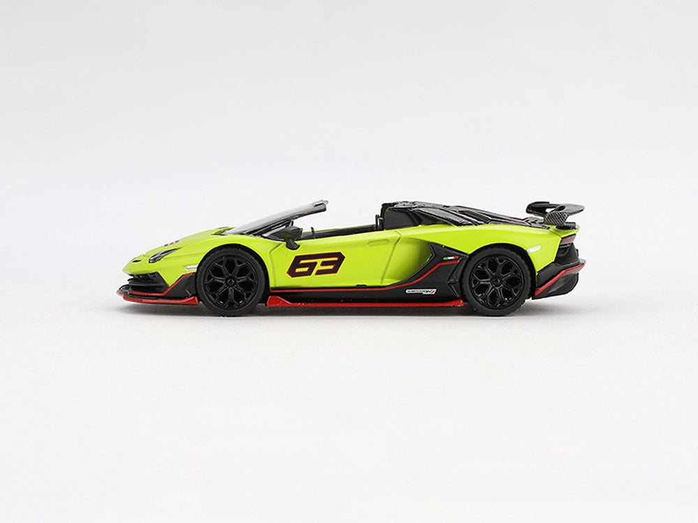 MiniGT 1/64 Lamborghini Aventador SVJ 63 Roadster Verde Shock