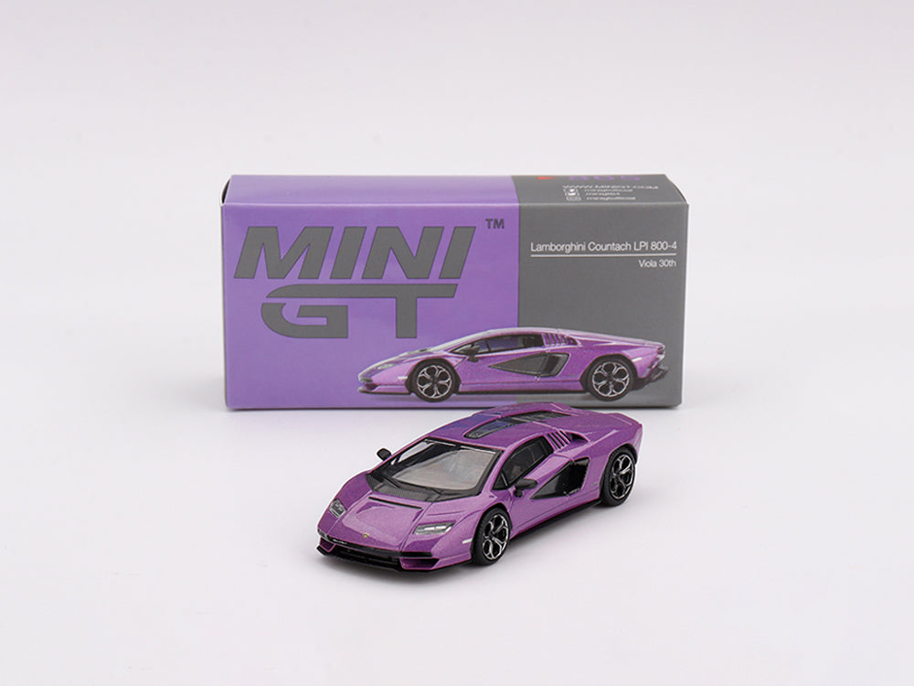 MiniGT 1/64 Lamborghini Countach LPI 800-4 Viola 30th