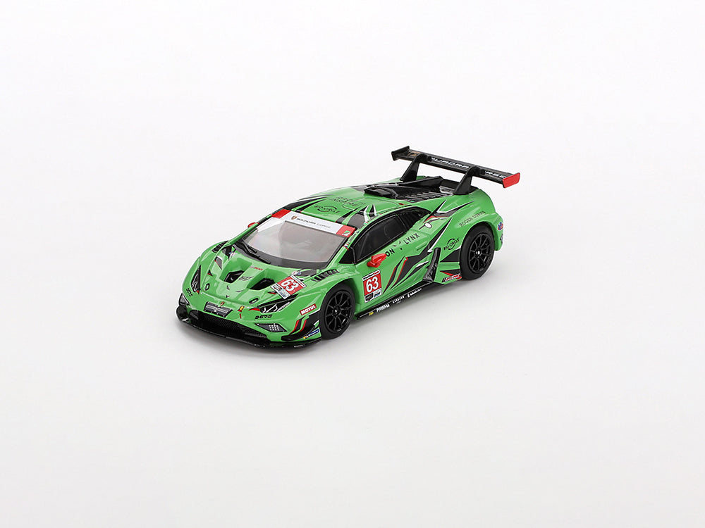 MiniGT 1/64 Lamborghini Huracan GT3 EVO 2 #63 Iron Lynx IMSA 2023 Daytona 24hrs