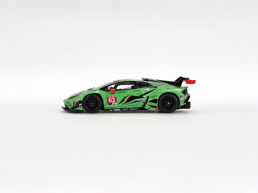 MiniGT 1/64 Lamborghini Huracan GT3 EVO 2 #63 Iron Lynx IMSA 2023 Daytona 24hrs