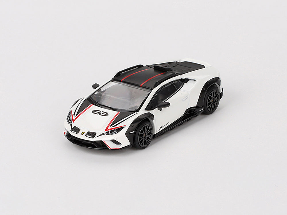MiniGT 1/64 Lamborghini Huracan Sterrato Bianco Aspo - Diecast Toyz Australia