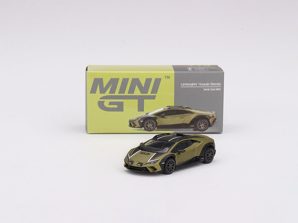 MiniGT 1/64 Lamborghini Huracan Sterrato Verde Gea Matt