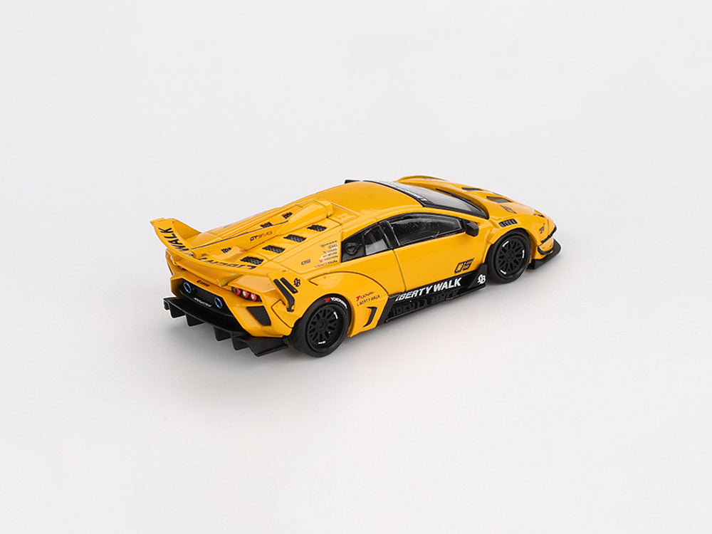 MiniGT 1/64 Lamborghini LB Silhouette Works Murcielago GT EVO Yellow