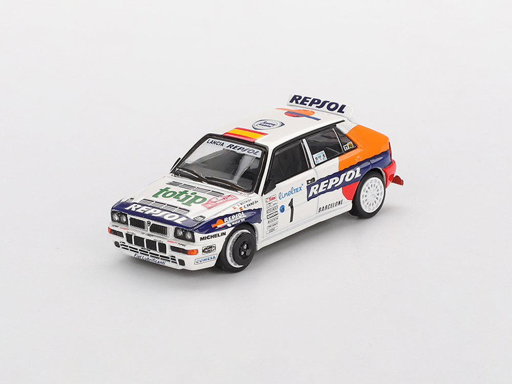 MiniGT 1/64 Lancia Delta HF Integrale Evoluzione #1 1993 Monte Carlo Repsol Livery White