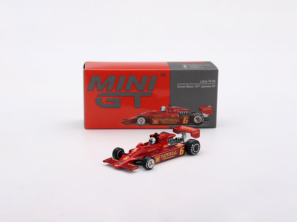 MiniGT 1/64 Lotus 78 #3 Gunnar Nilsson 1977 Japanese Grand Prix - Diecast Toyz Australia
