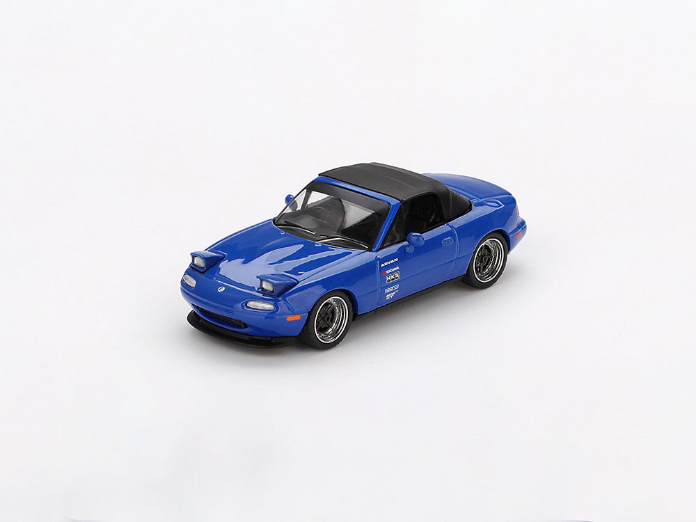 MiniGT 1/64 Mazda Miata MX5 NA Tuned Version Dark Blue