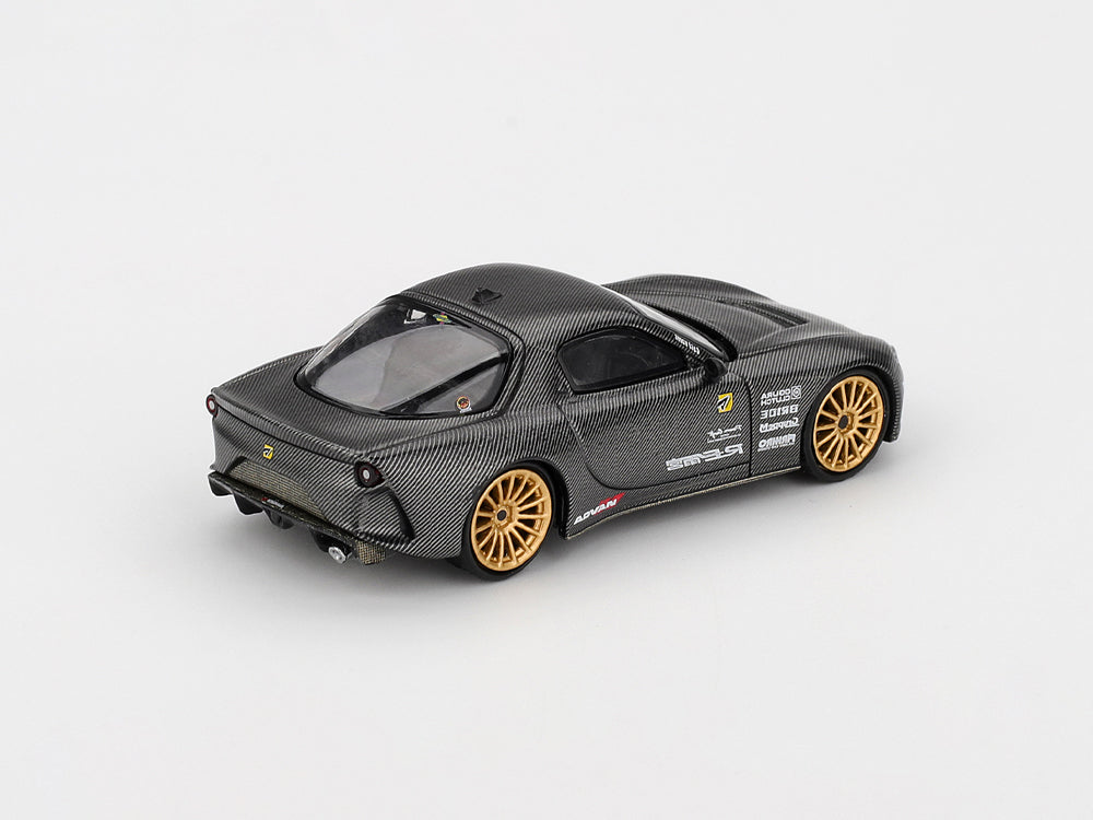MiniGT Mazda RX-7 RE-Amemiya Matsukiyo KOKU 3 Rotor NA-7 TAS 2025 Best Tuned Car Award Black - Diecast Toyz Australia