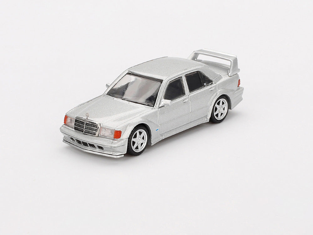 MiniGT 1/64 Mercedes-Benz 190E 2.5-16 Evolution II Astral Silver