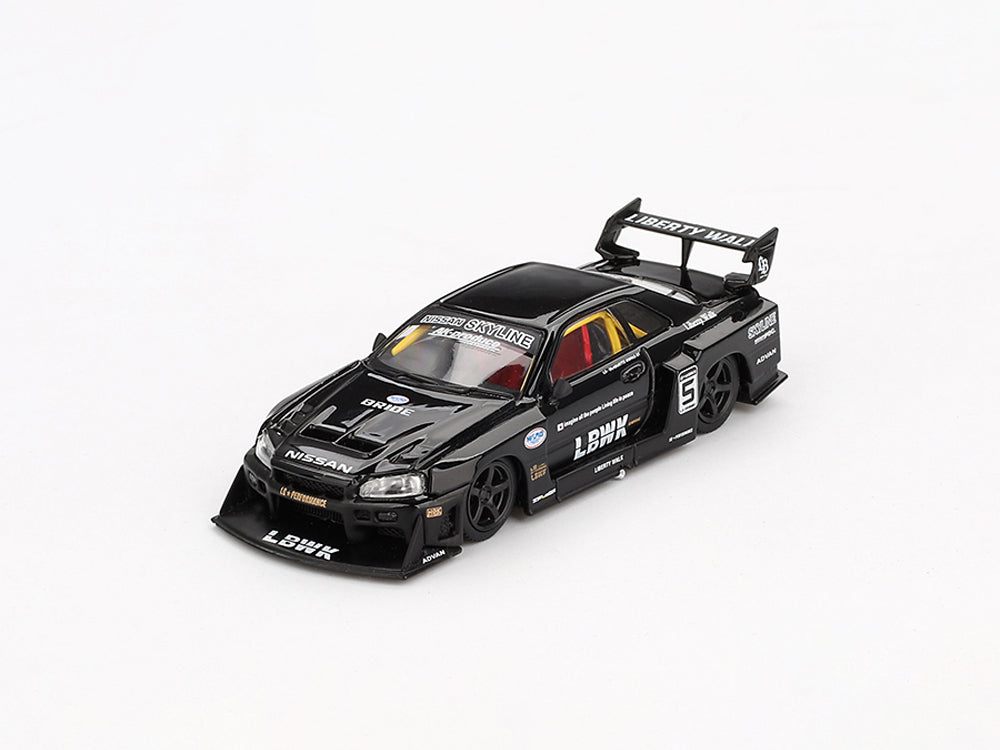 MiniGT 1/64 Nissan LB-ER34 Super Silhouette Skyline Black
