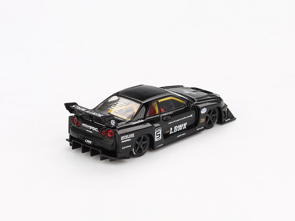 MiniGT 1/64 Nissan LB-ER34 Super Silhouette Skyline Black