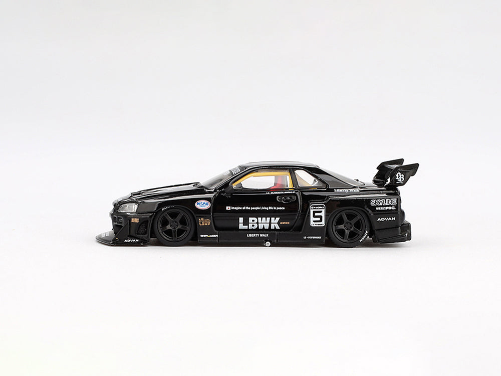 MiniGT 1/64 Nissan LB-ER34 Super Silhouette Skyline Black