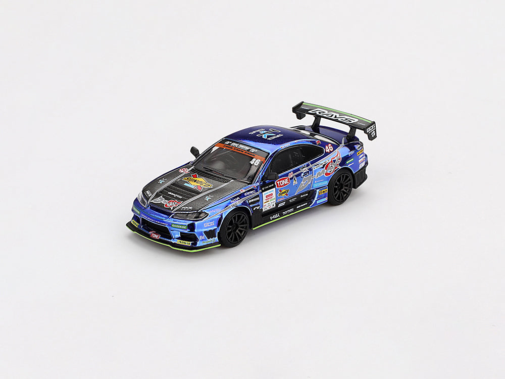 MiniGT 1/64 Nissan Silvia S15 #46 D-MAX Racing 2023 D1 Grand Prix Blister Package