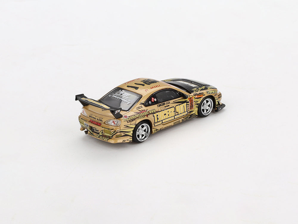 MiniGT 1/64 Nissan Silvia S15 Top Secret D1 Grand Prix Gold