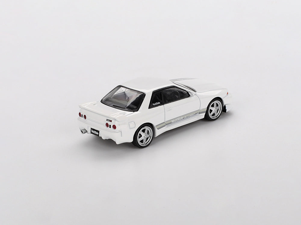 MiniGT 1/64 Nissan Skyline GTR R32 Veilside Combat C-I Gem White - Diecast Toyz Australia