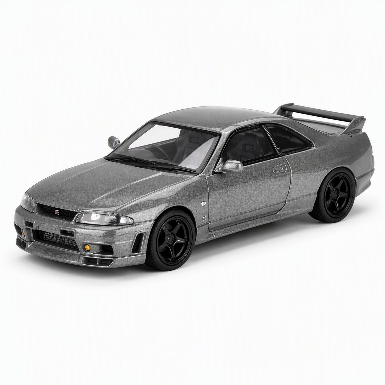 MiniGT 1/64 Nissan Skyline GTR R33 NISMO CRS Version Dark Metal Grey - Diecast Toyz Australia
