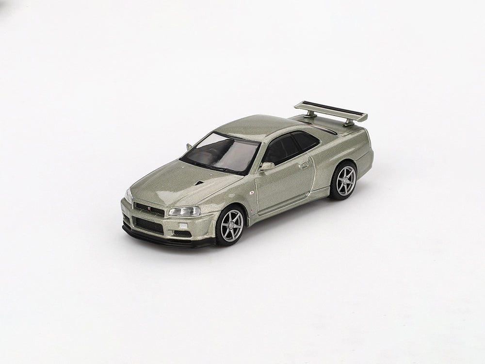 MiniGT 1/64 Nissan Skyline GTR R34 V-Spe II NUR Millenium Jade