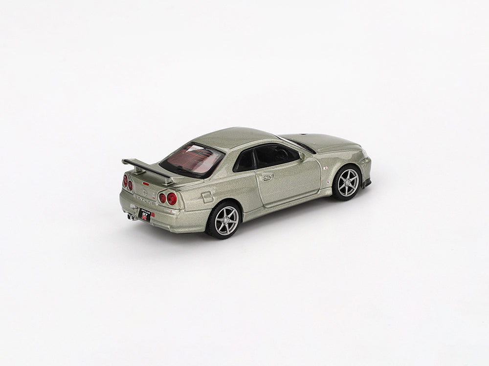 MiniGT 1/64 Nissan Skyline GTR R34 V-Spe II NUR Millenium Jade