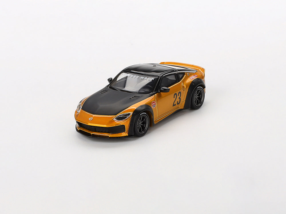 MiniGT 1/64 Nissan Z LB☆NATION WORKS Gold