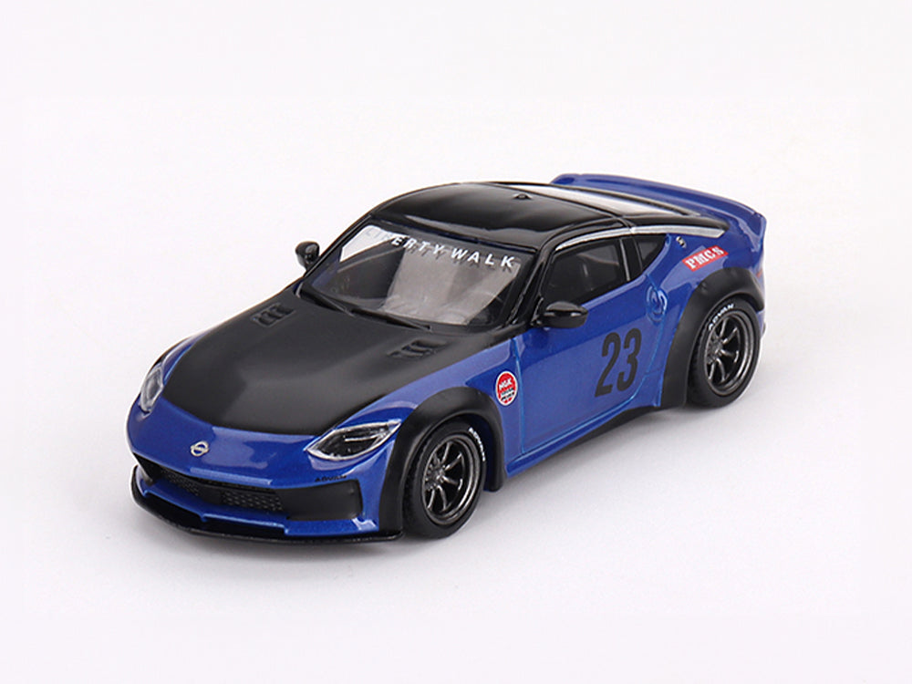 MiniGT 1/64 Nissan Z LB★NATION WORKS Serian Blue - Diecast Toyz Australia