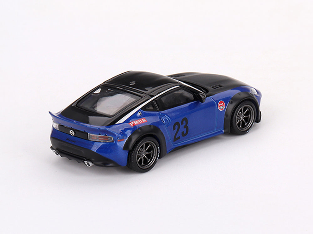 MiniGT 1/64 Nissan Z LB★NATION WORKS Serian Blue - Diecast Toyz Australia