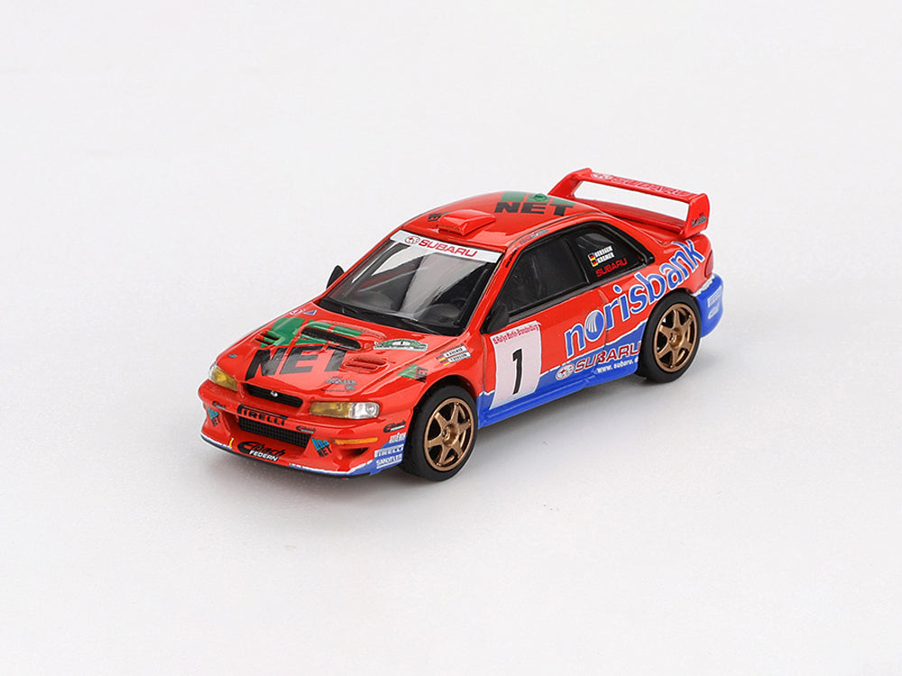 MiniGT 1/64 Subaru Impreza WRC97 #1 1999 DRM Champion