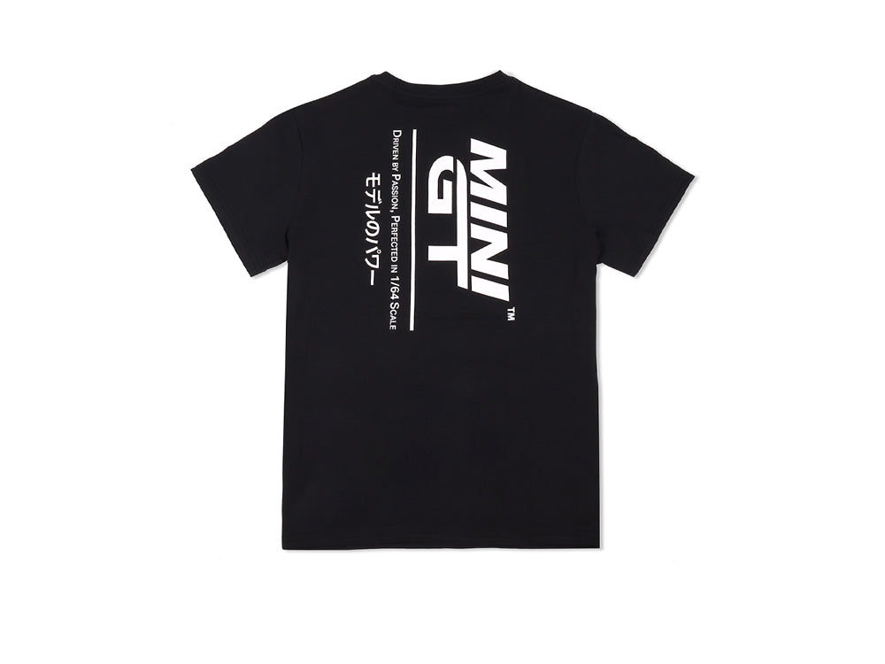 MiniGT T Shirt Driven By Passion Black X-Large - Diecast Toyz Australia
