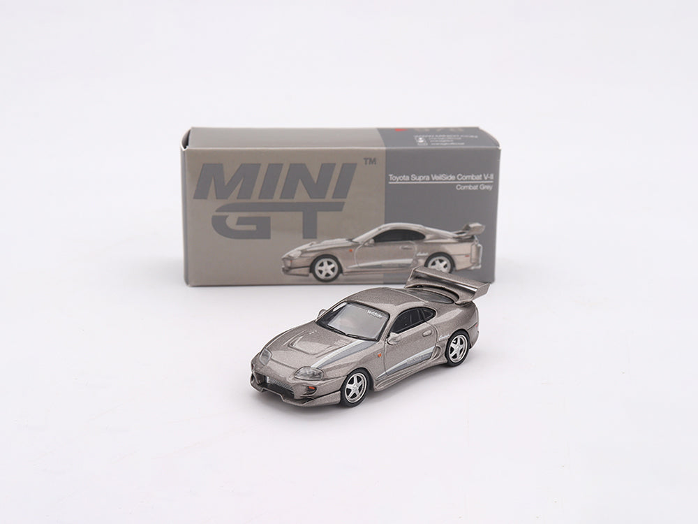 MiniGT 1/64 Toyota Supra JZA80 Veilside Combat V-II Combat Grey