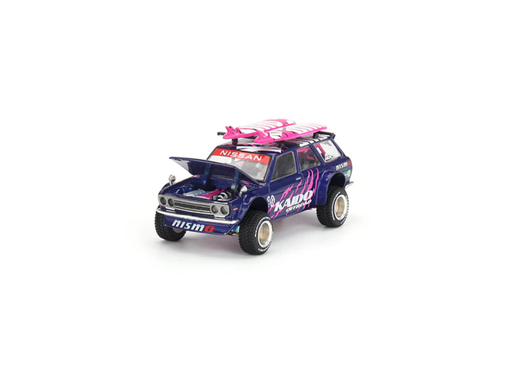 MiniGT x Kaido Datsun 510 4 x4 Wagon Kaido Offroad V2 Purple