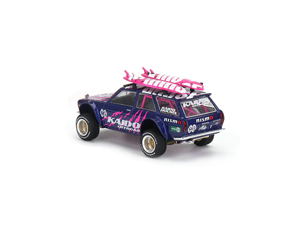 MiniGT x Kaido Datsun 510 4 x4 Wagon Kaido Offroad V2 Purple
