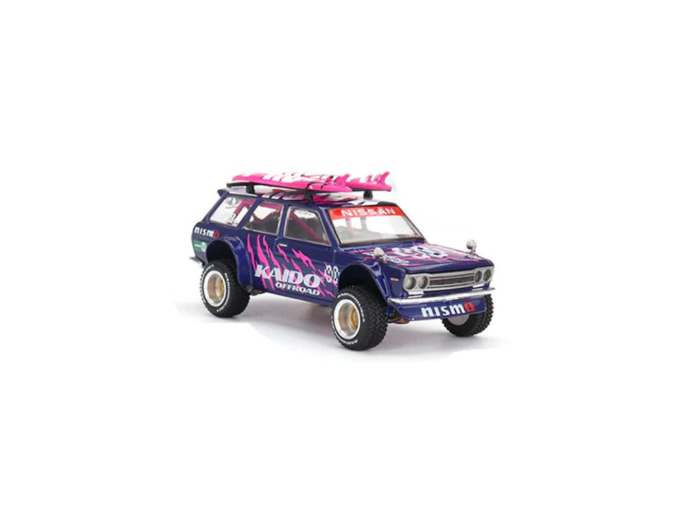 MiniGT x Kaido Datsun 510 4 x4 Wagon Kaido Offroad V2 Purple