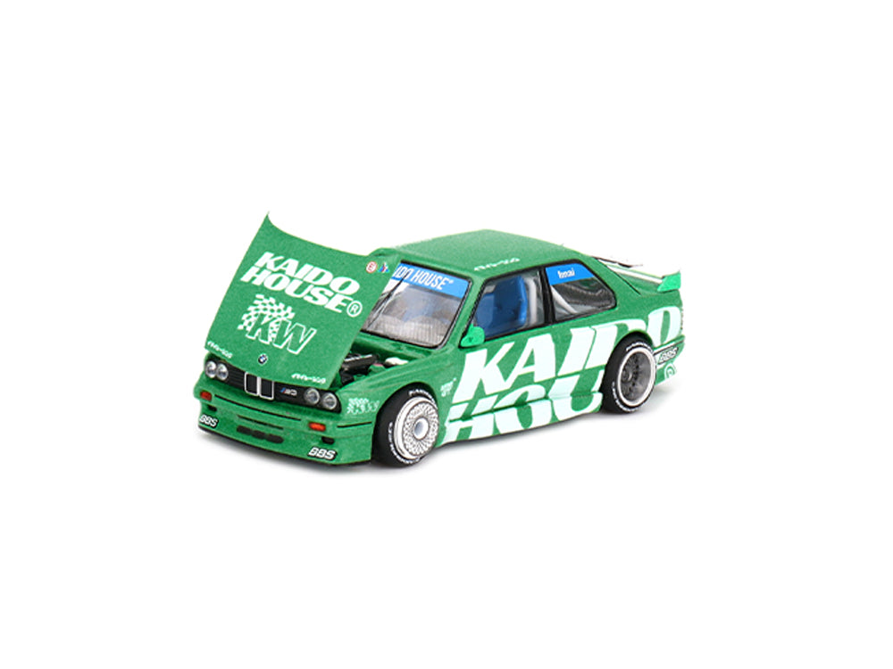 MiniGT x Kaido House BMW M3 E30 Kaido Works V2 Green - Diecast Toyz Australia
