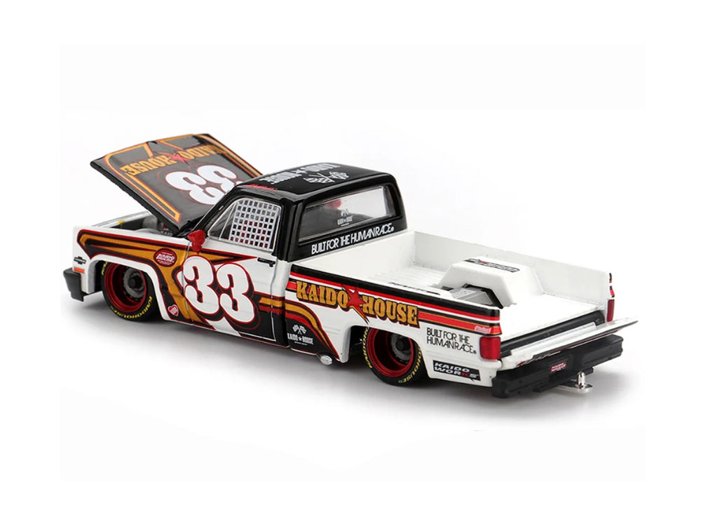 MiniGT x Kaido House 1/64 Chevorlet Silverado KAIDO Intimidator Brown/White