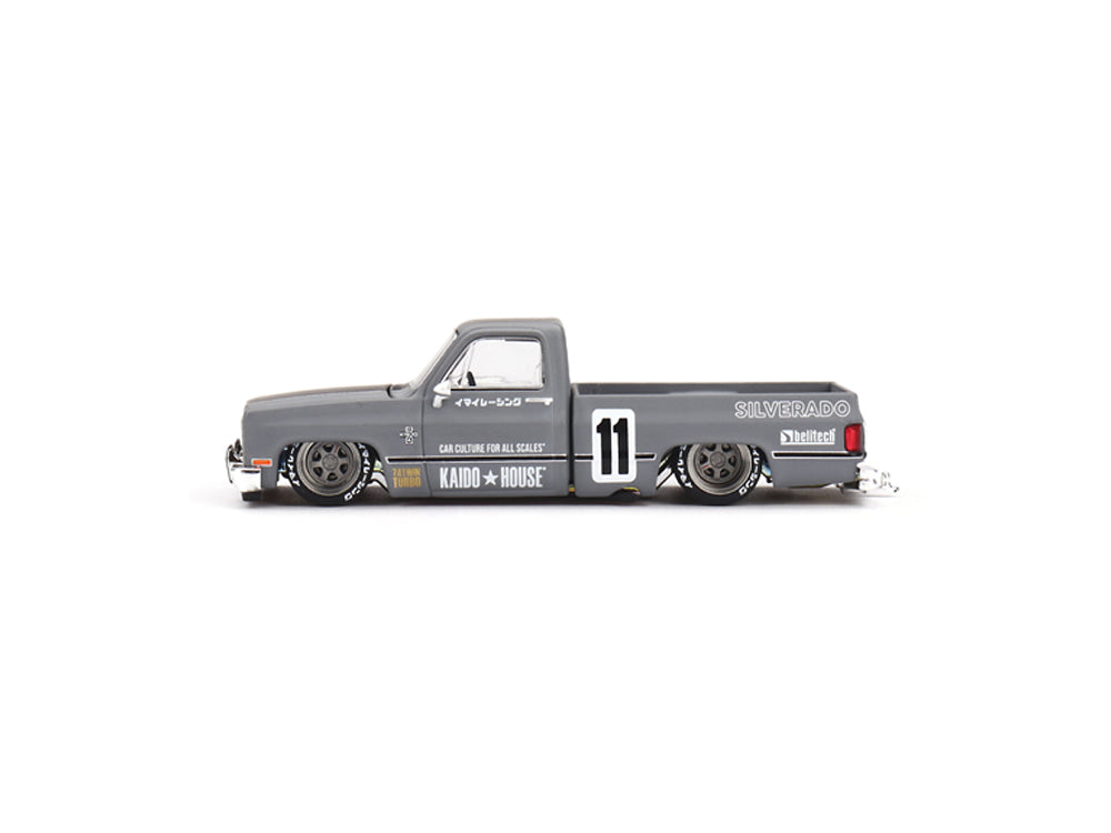 MiniGT x Kaido House Chevrolet Silverado Kaido Works V2 Grey