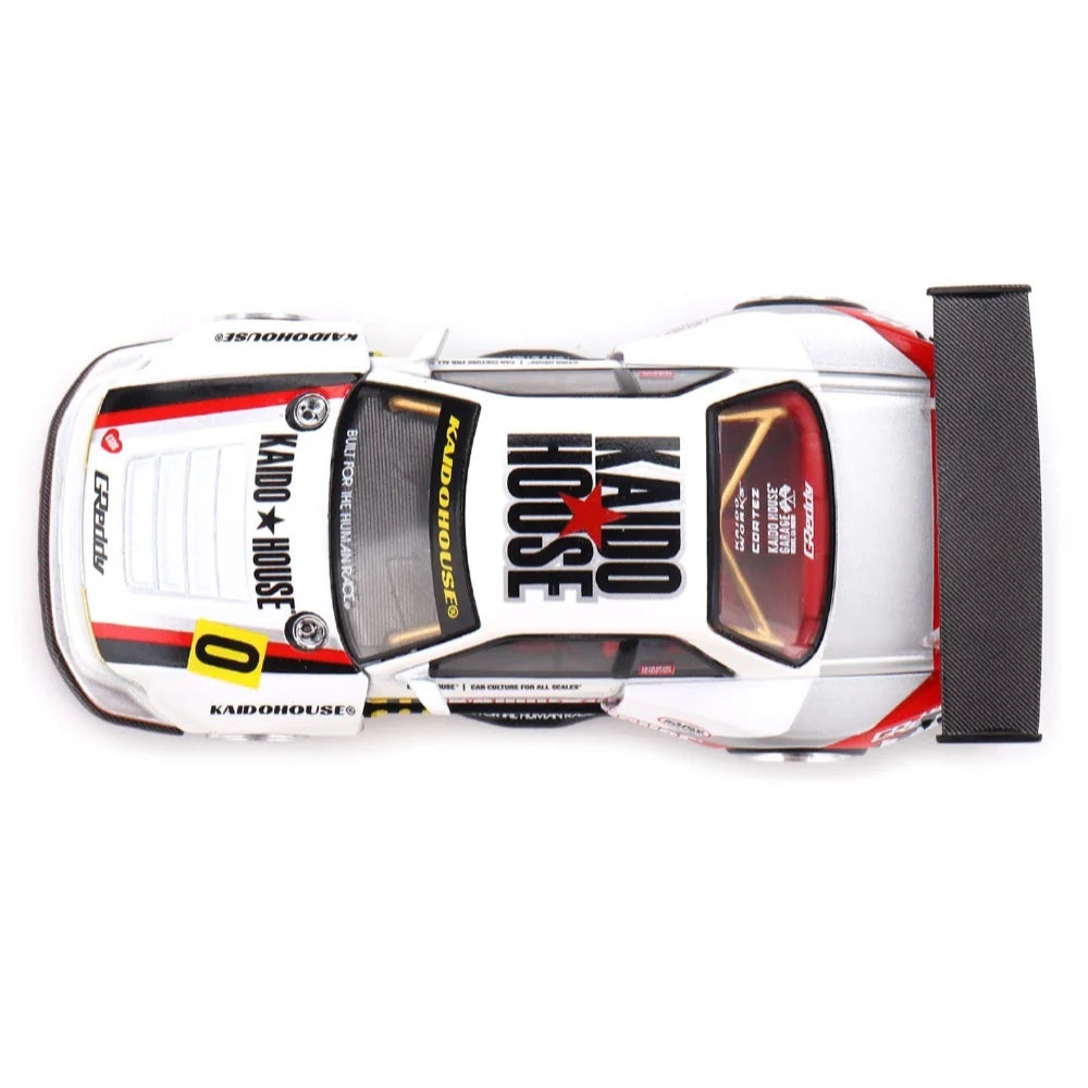 MiniGT x Kaido House 1/64 Nissan Silvia S13-R Circuit Spec V1 White/Black - Diecast Toyz Australia