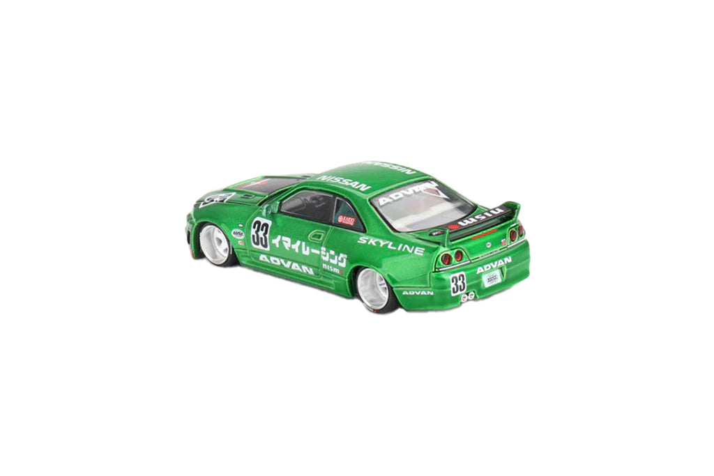 MiniGT x Kaido House 1/64 Nissan Skyline GTR R33 IMAI V1 Racing Green